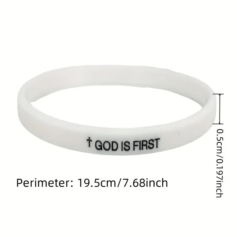 God is first & I am second Bracelet