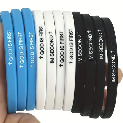 God is first & I am second Bracelet